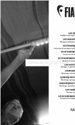 Fiamma RAFTER LED Instructions d'installation et d'utilisation