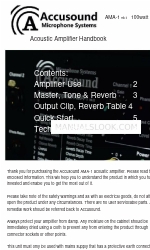 Accusound AC-AMA-1 ハンドブック