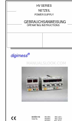 digimess HV30001 Operating Instructions Manual