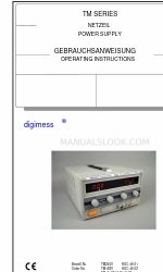 digimess TM10100 Operating Instructions Manual