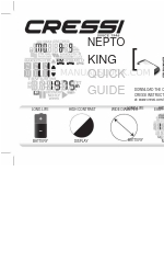 Cressi NEPTO KING Manuale rapido