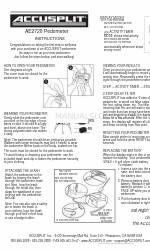 Accusplit AE2720 Instruções