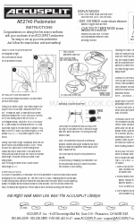 Accusplit AE2740 Istruzioni