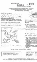 Accusplit EAGLE 1120 Kullanım Talimatları