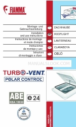 Fiamma Polar Control Turbo-Vent White Handbuch für Installation und Gebrauch