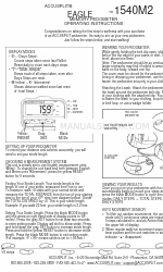 Accusplit Eagle 1540M2 Instruções de utilização
