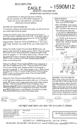 Accusplit Eagle 1590M12 Инструкция по эксплуатации