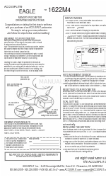 Accusplit Eagle 1622M4 Інструкція з експлуатації