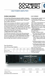 Crest Audio CA4 Specifications