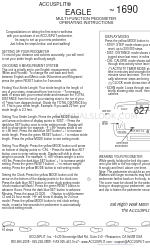 Accusplit Eagle 1690 Mode d'emploi
