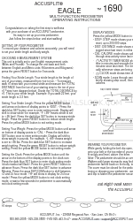 Accusplit Eagle 1690 Mode d'emploi