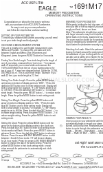 Accusplit Eagle 1691M17 Betriebsanleitung