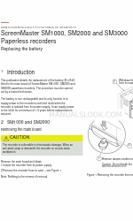 ABB ScreenMaster SM2000 Replacing Instructions