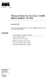 Cisco 1548M 릴리스 정보