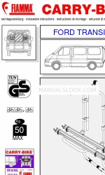 Fiamma Ford Transit Manuel d'instructions d'installation