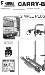 Fiamma SIMPLE PLUS 200 Manual de instrucciones de instalación