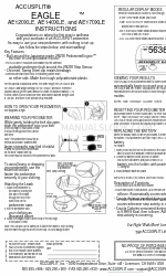 Accusplit Eagle AE140XLE 取扱説明書
