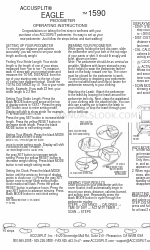 Accusplit Eagle AE1590 사용 설명서