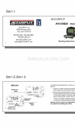 Accusplit Healthengine AH190M28 Інструкція з експлуатації Посібник з експлуатації