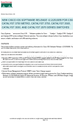 Cisco 2970 - Catalyst Switch Ürün Destek Bülteni