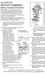 Accusplit A601X3V Petunjuk Penggantian Baterai