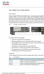 Cisco 3750V2 - Catalyst 24 10/100 데이터시트