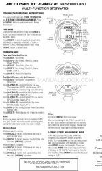 Accusplit Eagle 602M100D Mode d'emploi