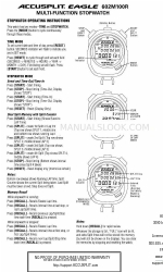 Accusplit Eagle 602M100R 운영 지침