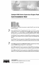 Cisco 6500 - Catalyst Series 10 Gigabit EN Interface Module Expansion Hinweis zur Installation