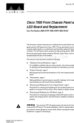 Cisco 7000 and  7507 LED Board MAS-7KLED Посібник