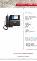 Cisco 8800 Series Manual do utilizador