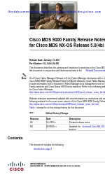 Cisco 9134 - MDS Multilayer Fabric Switch Примітка до випуску