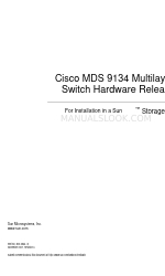 Cisco 9134 - MDS Multilayer Fabric Switch Notas de publicación