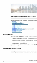 Cisco ASR 920 series Manuel
