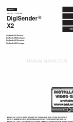 DigiSender X2 DG20RX Owner's Manual