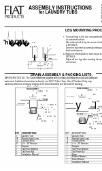 FIAT PRODUCTS FL TD II Assembly Instructions