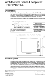 Crestron TPS-FPAR-3100L-A Ficha de datos