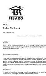 FIBARO ROLLER SHUTTER 3 Manual