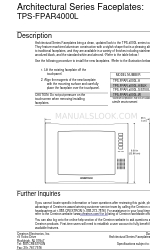 Crestron TPS-FPAR-4000L-S/STEEL Ficha de datos