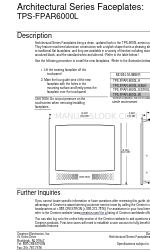 Crestron TPS-FPAR-6000L-A/BLK Datasheet