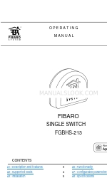 FIBARO FGBHS-213 Operating Manual