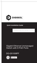 Digisol DG-GS1008PF Quick Installation Manual