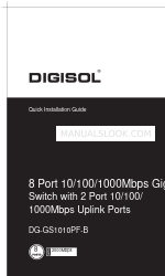 Digisol DG-GS1010PF-B Handbuch zur Schnellinstallation