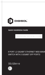 Digisol DG-GS4110 Manual