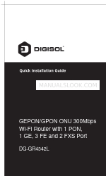 Digisol DG-GR4342L Snelle installatiehandleiding