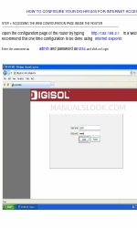 Digisol DG-HR1400 Manuale di configurazione