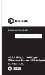 Digisol DG-WN3150Nu Handbuch zur Schnellinstallation