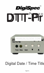 DigiSpec DTT-PRO Operation Manuals