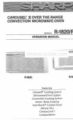 Sharp Carousel II R-1820 Manuale operativo