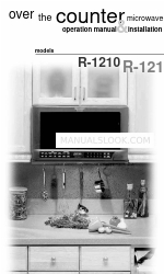 Sharp Carousel R-1210 Operation Manual & Installation Instructions